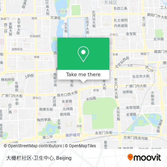 大栅栏社区-卫生中心 map