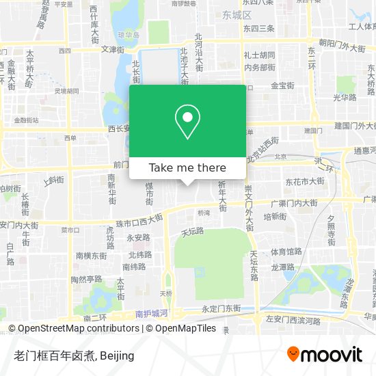 老门框百年卤煮 map