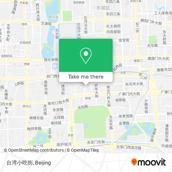 台湾小吃街 map