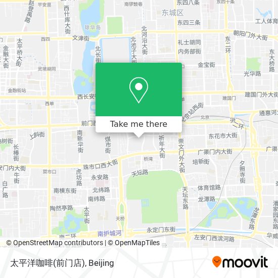 太平洋咖啡(前门店) map