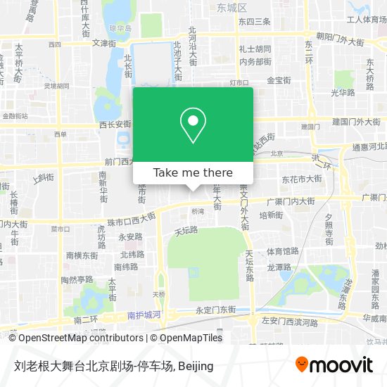 刘老根大舞台北京剧场-停车场 map