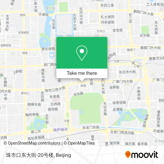珠市口东大街-20号楼 map