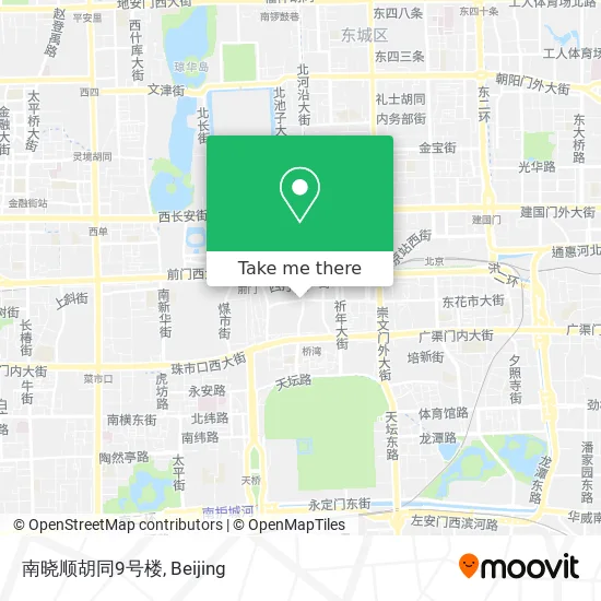 南晓顺胡同9号楼 map