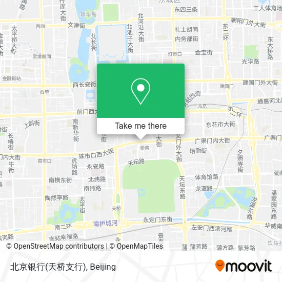 北京银行(天桥支行) map