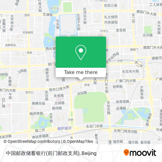 中国邮政储蓄银行(前门邮政支局) map