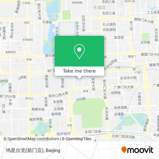 鸿星尔克(前门店) map