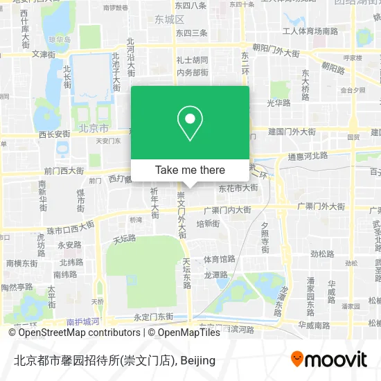 北京都市馨园招待所(崇文门店) map