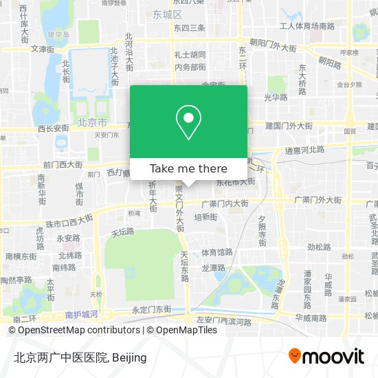 北京两广中医医院 map