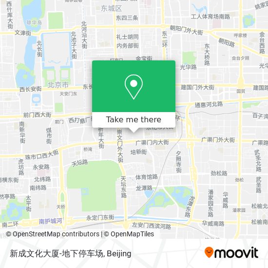 新成文化大厦-地下停车场 map