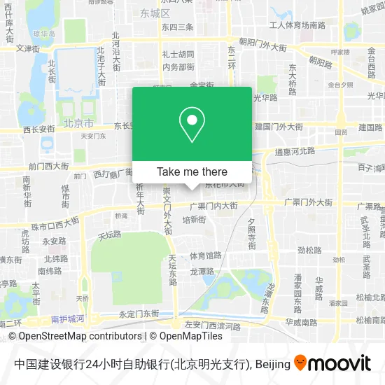 中国建设银行24小时自助银行(北京明光支行) map