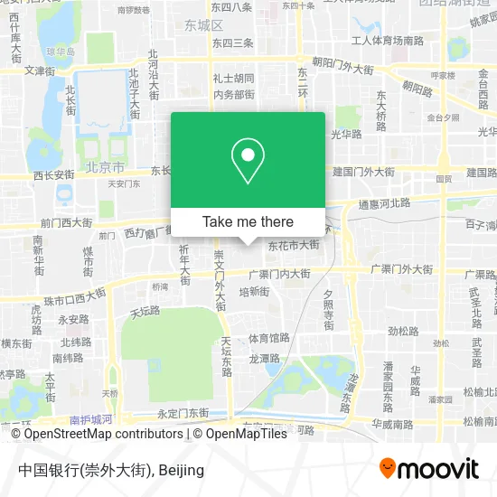 中国银行(崇外大街) map