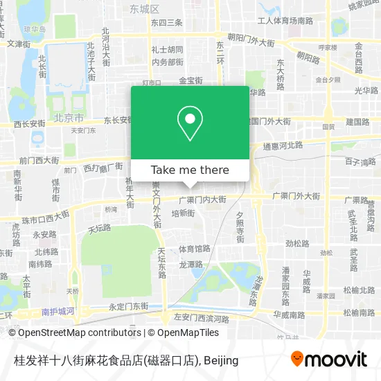 桂发祥十八街麻花食品店(磁器口店) map