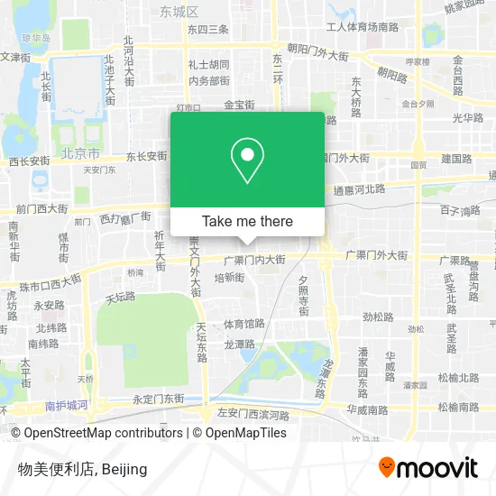 物美便利店 map