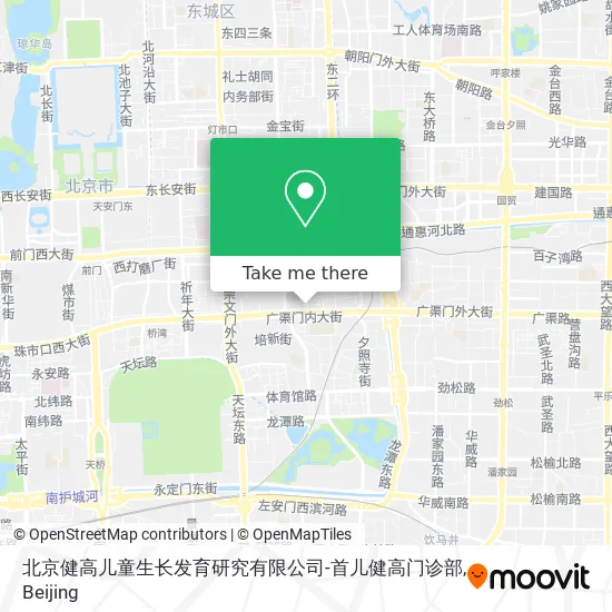 北京健高儿童生长发育研究有限公司-首儿健高门诊部 map