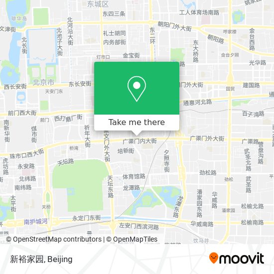 新裕家园 map