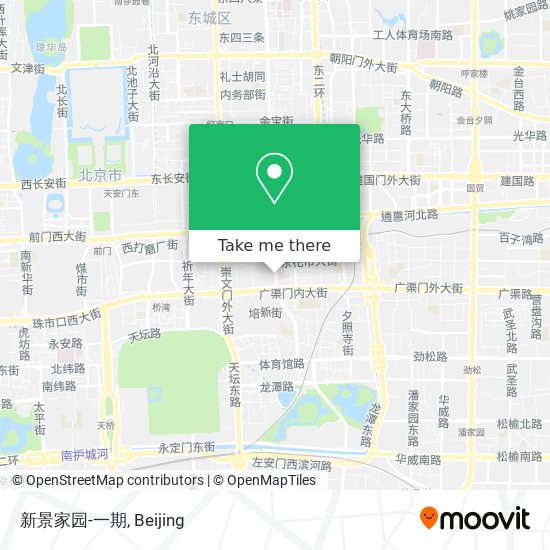 新景家园-一期 map