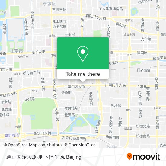 通正国际大厦-地下停车场 map