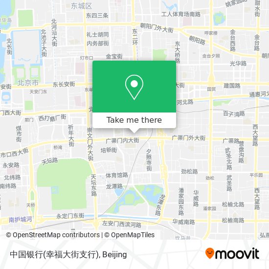 中国银行(幸福大街支行) map