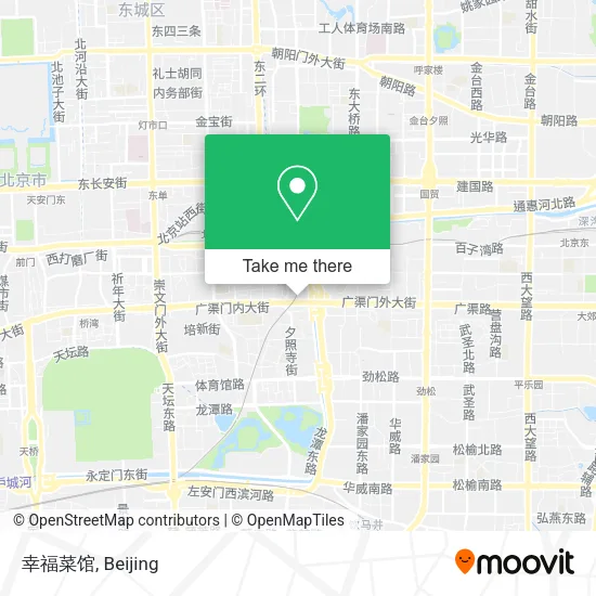幸福菜馆 map