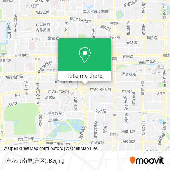 东花市南里(东区) map