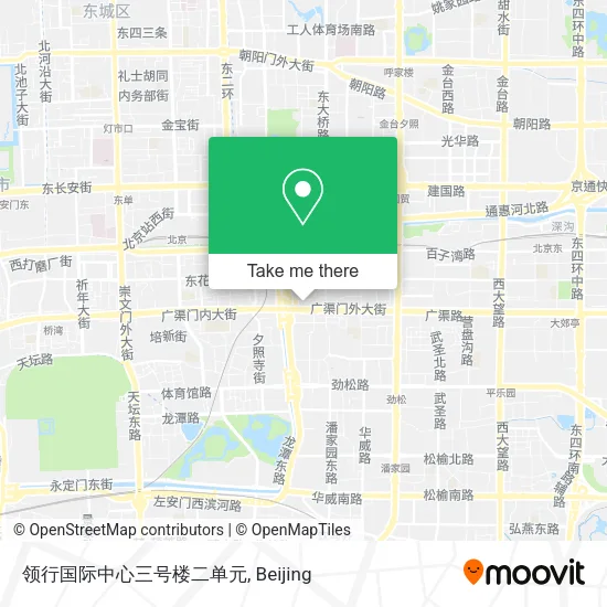 领行国际中心三号楼二单元 map