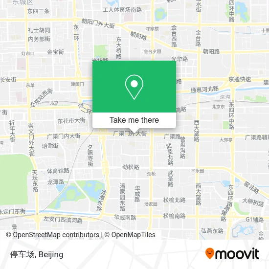 停车场 map