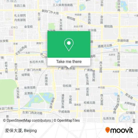 爱保大厦 map