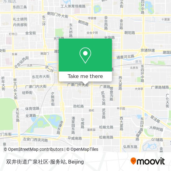 双井街道广泉社区-服务站 map