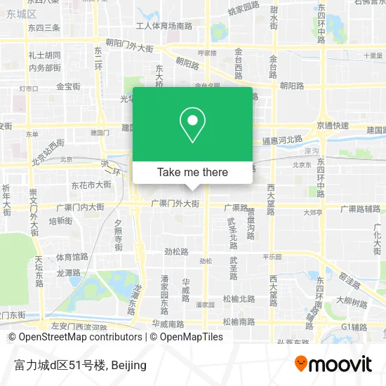 富力城d区51号楼 map