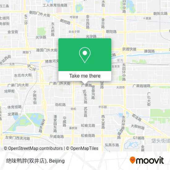 绝味鸭脖(双井店) map