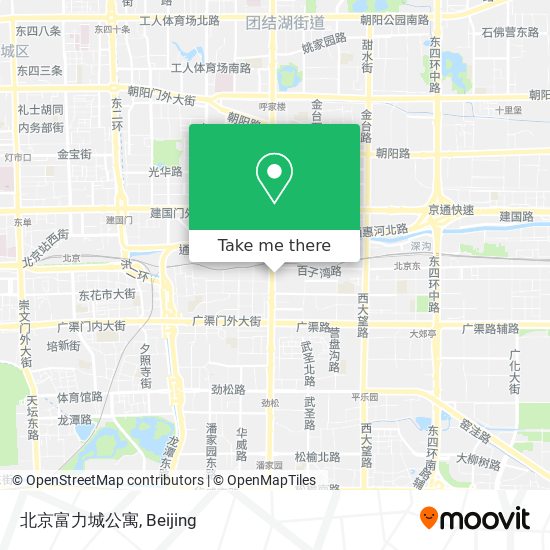 北京富力城公寓 map