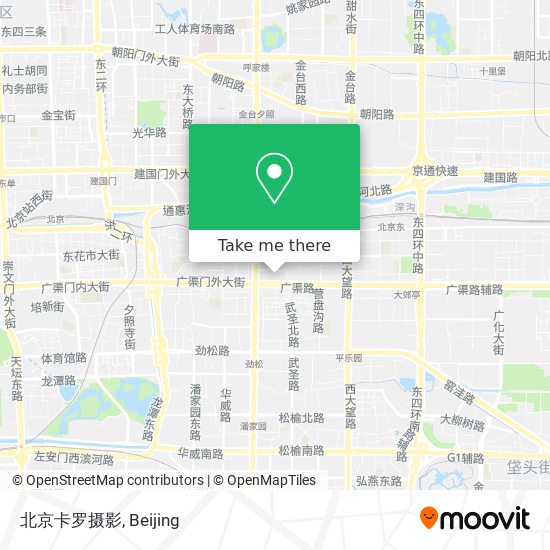 北京卡罗摄影 map
