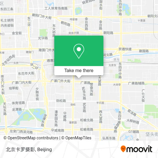 北京卡罗摄影 map