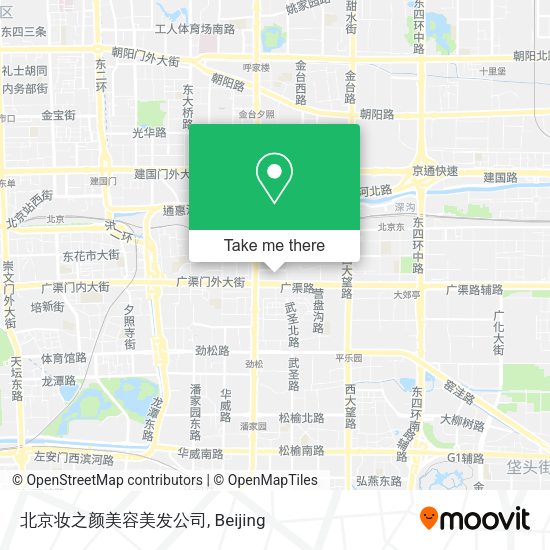 北京妆之颜美容美发公司 map