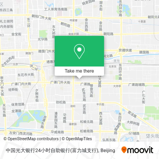 中国光大银行24小时自助银行(富力城支行) map