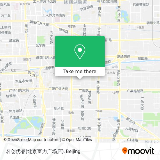 名创优品(北京富力广场店) map