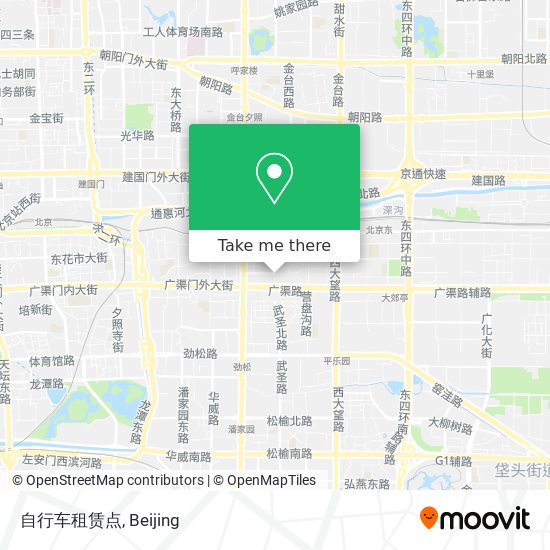 自行车租赁点 map