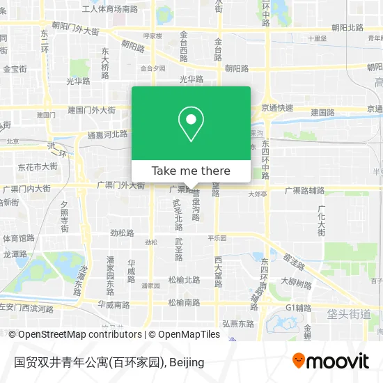 国贸双井青年公寓(百环家园) map