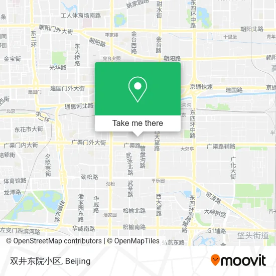 双井东院小区 map