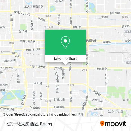 北京一轻大厦-西区 map