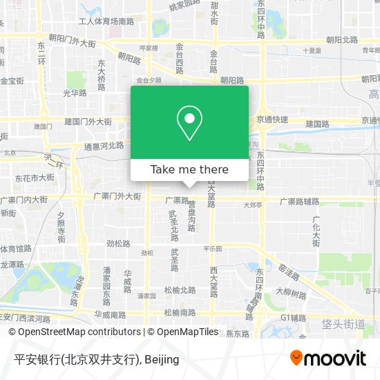 平安银行(北京双井支行) map