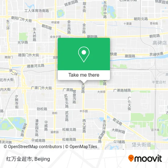 红万金超市 map