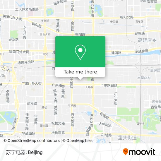 苏宁电器 map