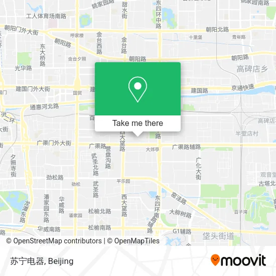 苏宁电器 map