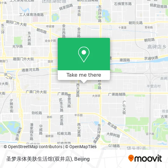 圣梦亲体美肤生活馆(双井店) map
