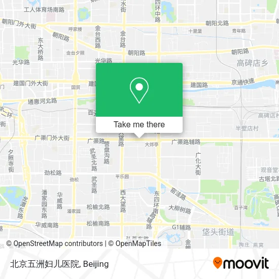 北京五洲妇儿医院 map