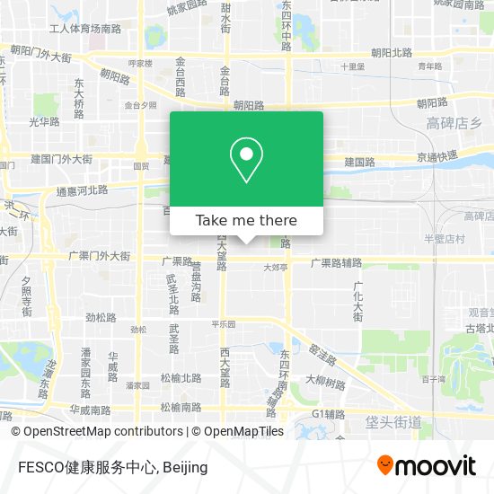 FESCO健康服务中心 map