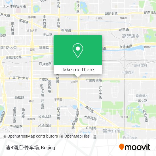 速8酒店-停车场 map