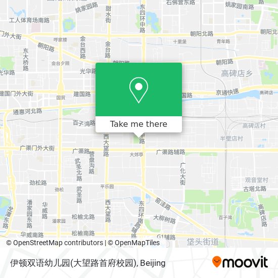 伊顿双语幼儿园(大望路首府校园) map