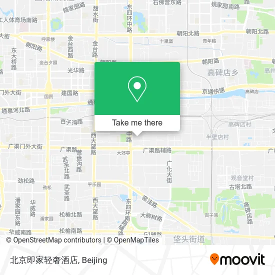 北京即家轻奢酒店 map